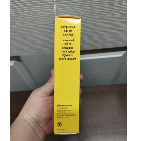 NEW Futuro by 3M Unisex Size Medium White Anti-Embolism Knee Length Stockings - Picture 4 of 5